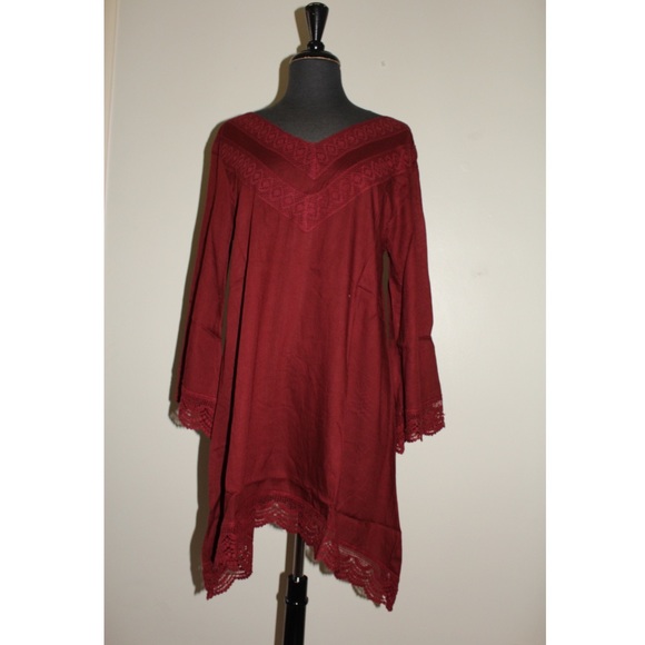 Fashion Fuse Maroon Dress