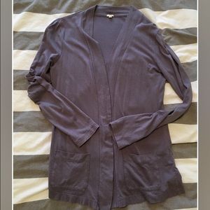 {J. Crew} Lavender Cardigan