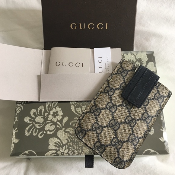 Genuine Gucci iPhone/business card holder