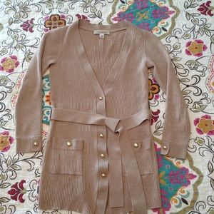 Banana Republic tie waist cardigan sweater