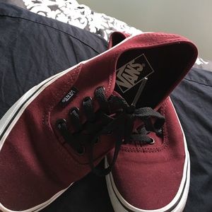 Maroon Vans