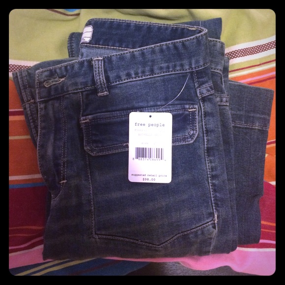 Free people Estrella wash flare jeans