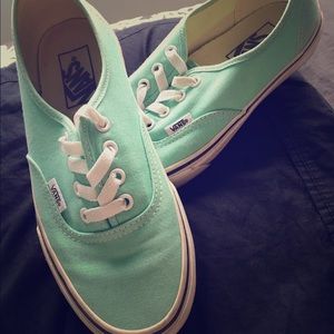 Seafoam Green Vans