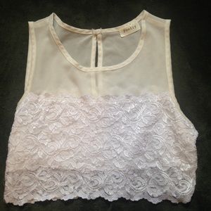 Sheer detailed shirt