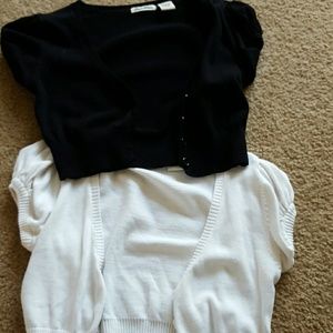 2 short sweaters