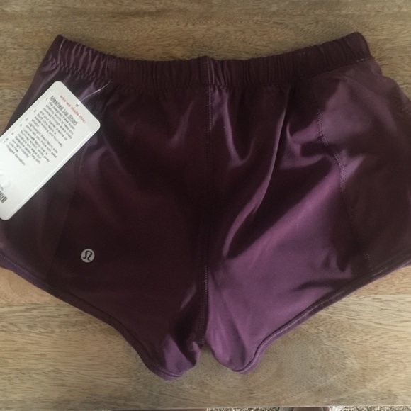 LULU meshed up short, maroon - Picture 2 of 3