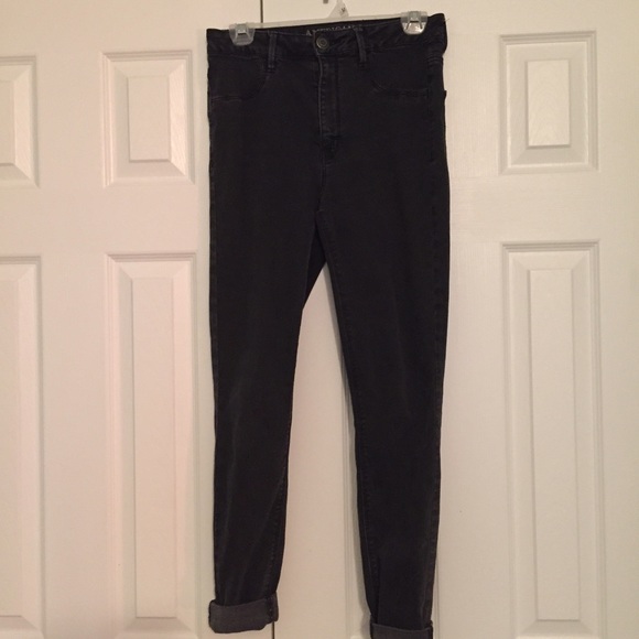 American Eagle High Rise Black Jegging