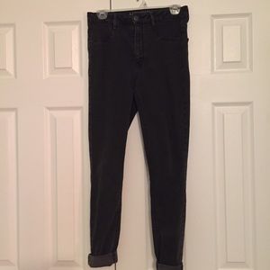 American Eagle High Rise Black Jegging