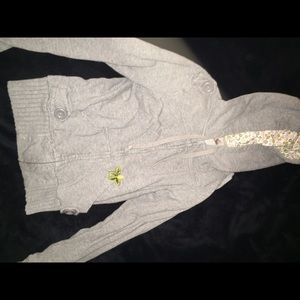 Floral patterned sweatshirt