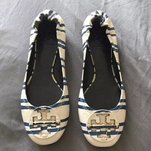 NEW UNIQUE TORY BURCH REVA FLATS