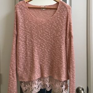 Oversized Lace Sweater ✨