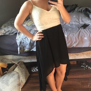 Adorable High-Low + Lace Dress!