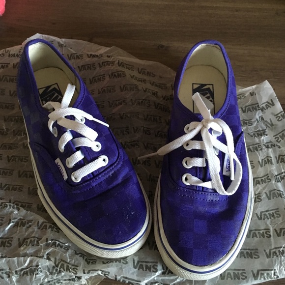 💜Purple white & purple Vans!