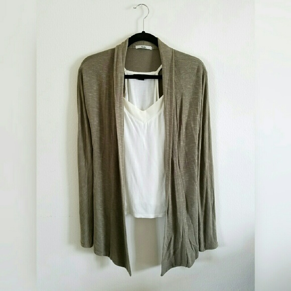 Draped cardigan