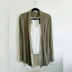 Draped cardigan