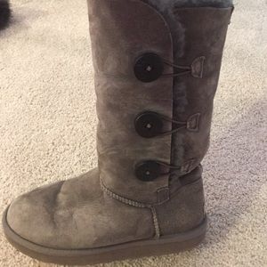 UGG Shoes - Tall grey 3 button uggs UGG Shoes - Tall grey 3 button uggs