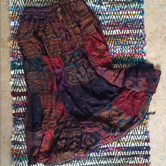 Patchwork Hippie Skirt