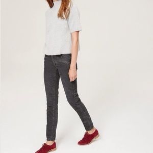 modern moto skinny ankle corduroy pant > loft
