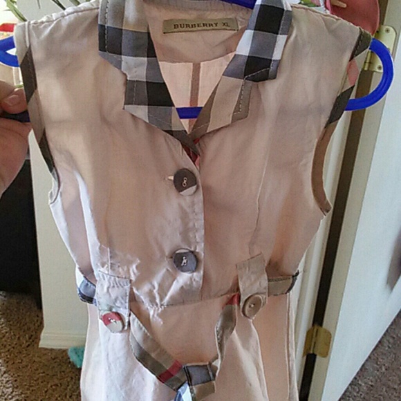 Child burberry dress