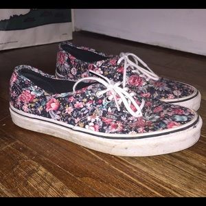 Vans floral sneakers