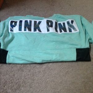 PINK mint crew size M