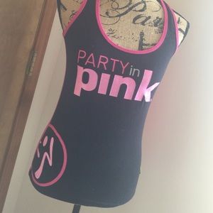 Party in Pink official Zumba tank