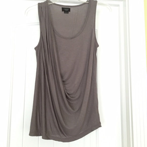 Taupe Anthropologie top