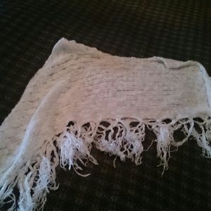 White shawl. Never worn.