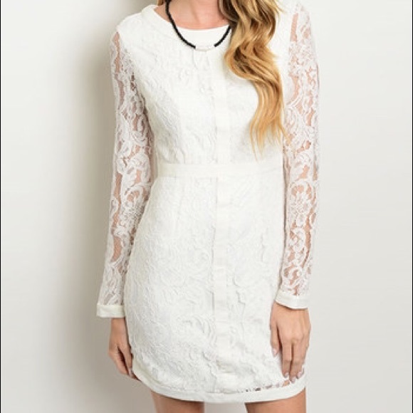 White Lace Dress