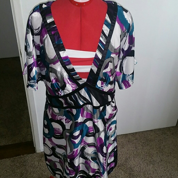 Beautiful plunge neck dress