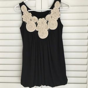 Kimchi Blue Strapless Appliqué Top