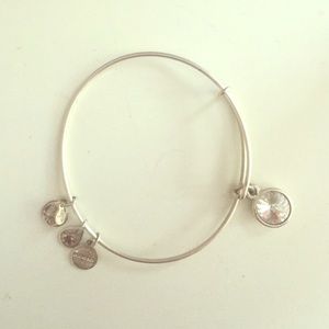 Alex and Ani Silver Gem Bracelet