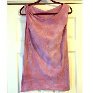 Hand dyed American Apparel mini tshirt dress