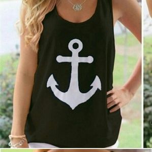 Super cute for summer! Anchor tank