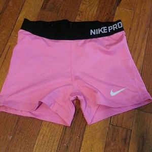 Pink dry fit Nike shorts