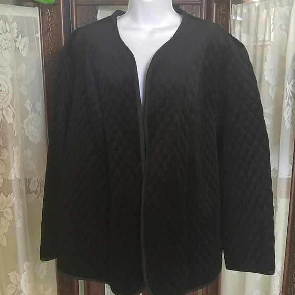 Velveteen black jacket - Picture 1 of 3