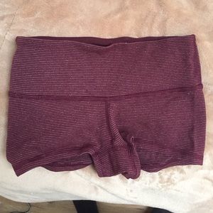Lulu maroon shorts