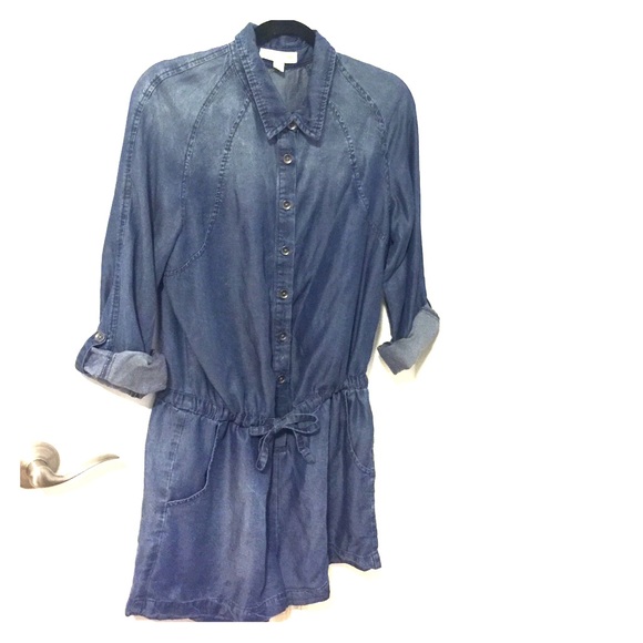 Denim Romper