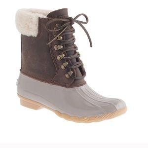 J crew snow boots shearwater wet cobblestone
