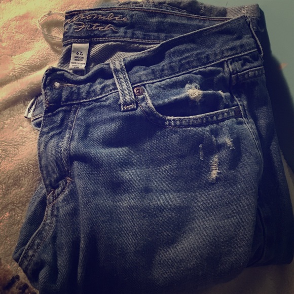 Abercrombie distressed denim