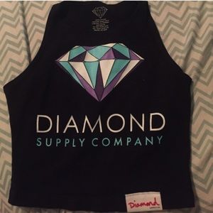 Diamond supply crop top