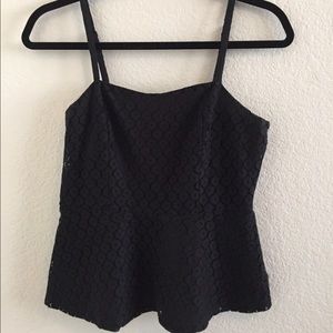 Peplum flower pattern top!