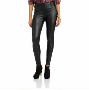 Black leather looking pants