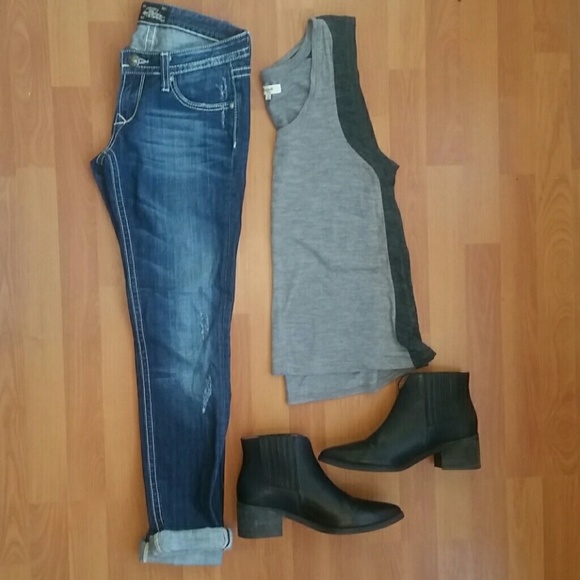 Express ReRock Skinny Jeans