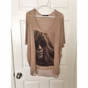 Long Flowing Graphic Tee