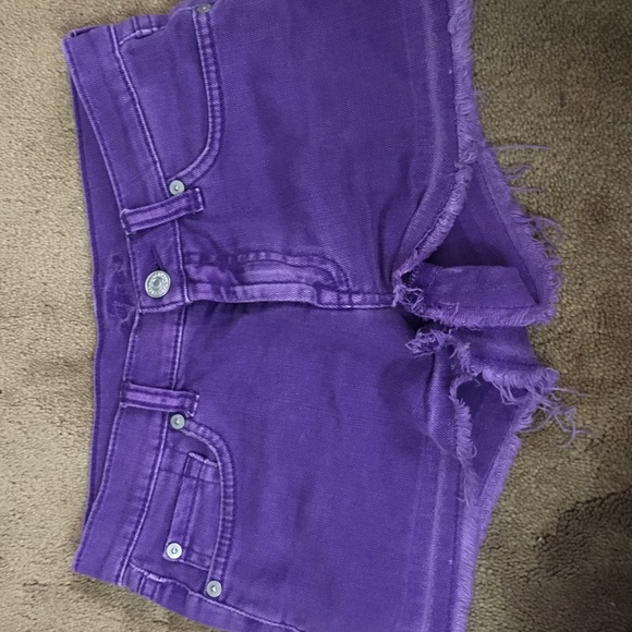 Purple 7 for all mankind shorts