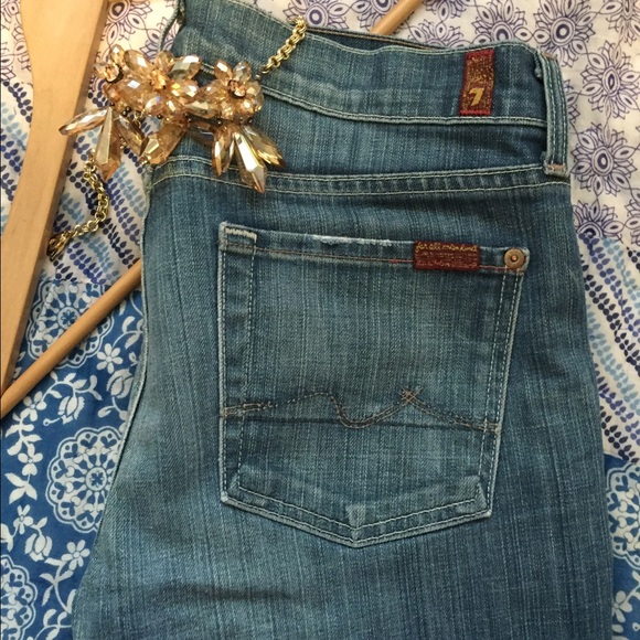 🎉SOLD🎉 7 for all Mankind Boy Cut jeans