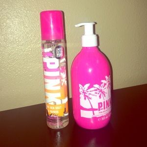 Pink Sea Salt & Papaya perfume and lotion