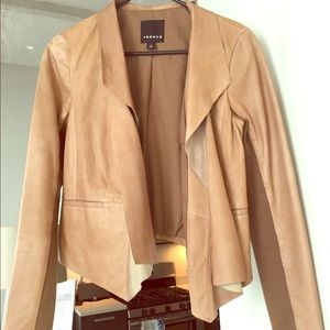 Leather blazer