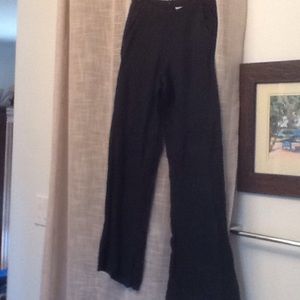 CABI black linen pants